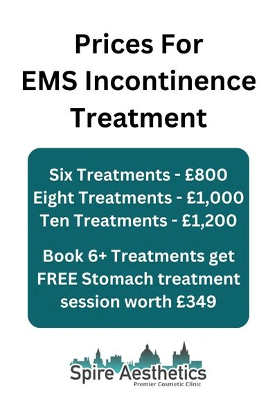 EMS Incontinence Treatment Prices Blandford Forum