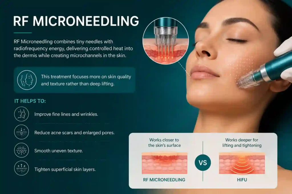 What Does RF Microneedling Do That HIFU Alone Cannot Blandford Forum