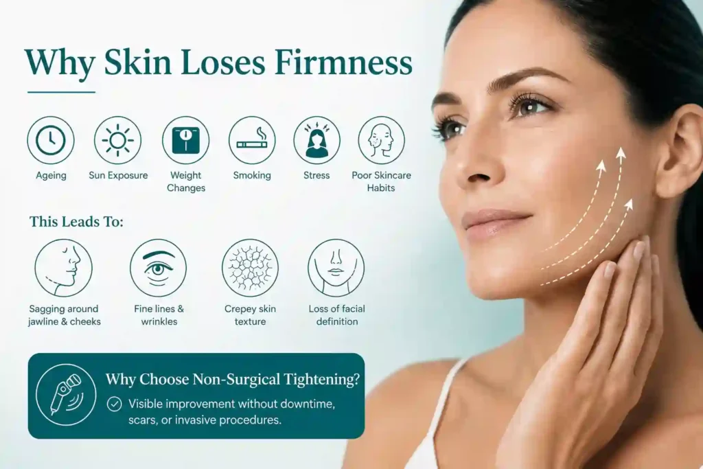 What Makes Skin Lose Firmness and Why Do People Seek Non-Surgical Tightening Blandford Forum?